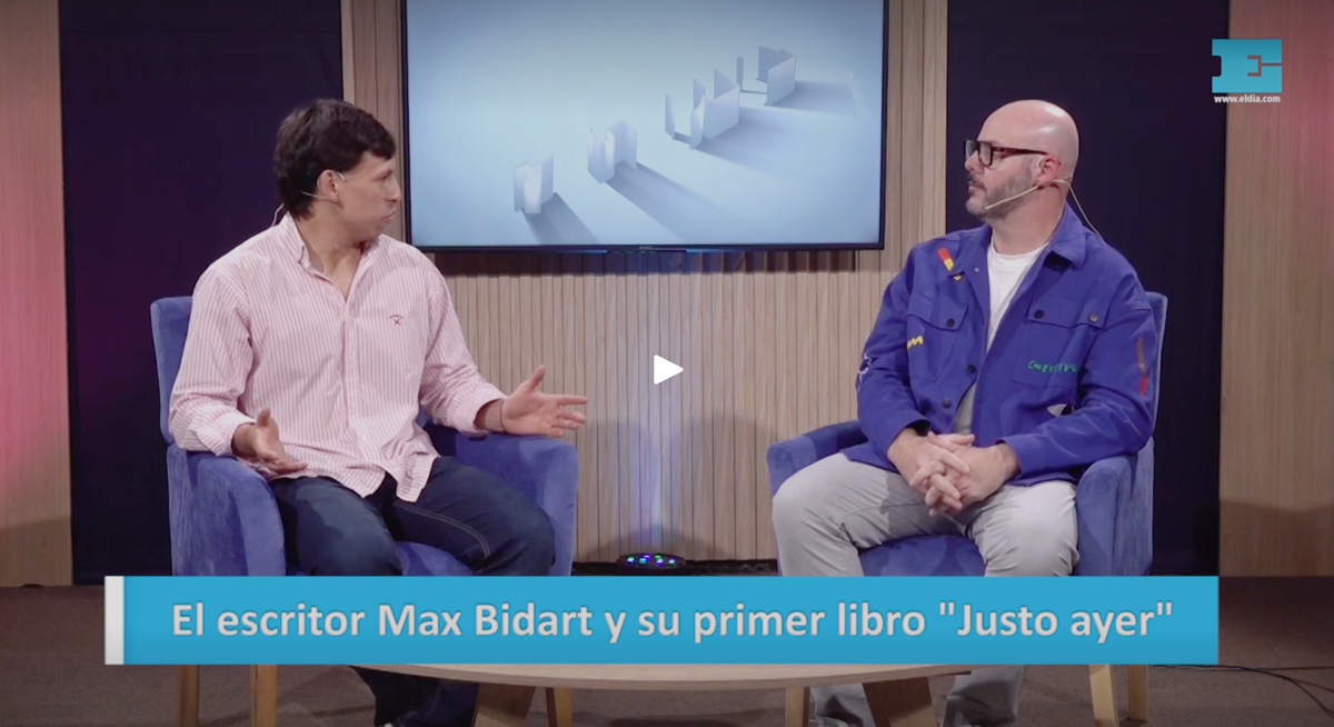 Justo ayer (Max Bidart) en el Diario El Día