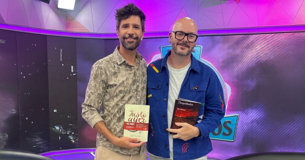 Escritor mercedino Max Bidart presentó su nuevo libro en TN