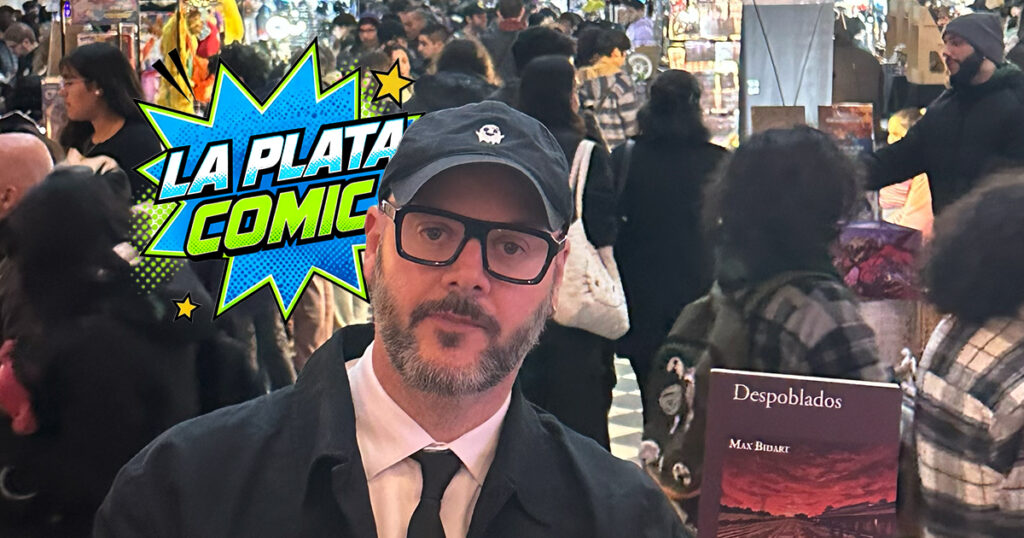 Max Bidart en La Plata Comic con Despoblados
