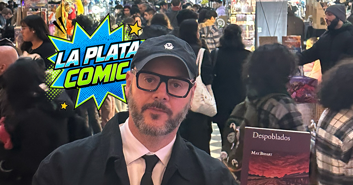 Max Bidart en La Plata Comic con Despoblados