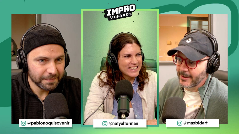 Natalia Alterman en Improvisados con Max Bidart